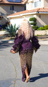 SNAZZY LUXE DRESS (PURPLE)