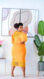Elena Dress (Mustard)