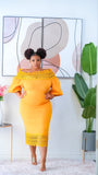 Elena Dress (Mustard)