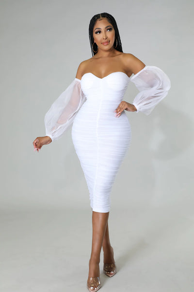 Dina Dress (White)