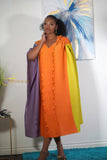 COLOR BLOCK DRESS