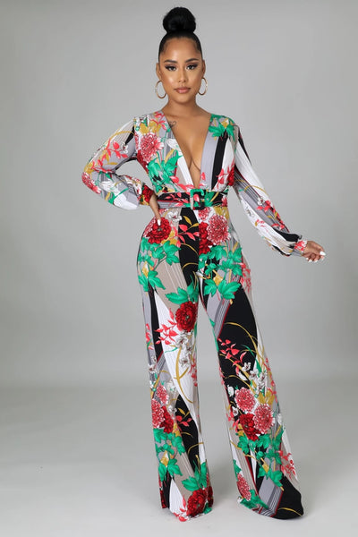 JUDI FLORAL JUMPSUIT