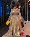 GOLD SHIMMER MAXI