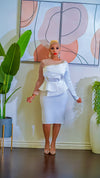 Halle Dress (White)