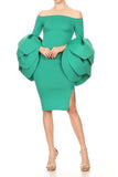 EXAGGERATED PETAL SLEEVES