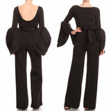 Petal Sleeves Jumpsuit